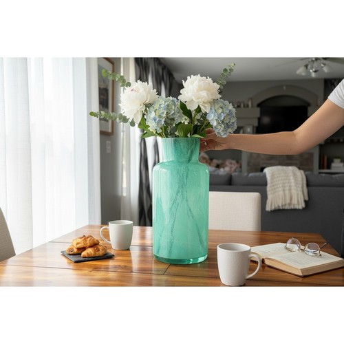 Glass floor vase - floor, large