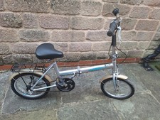 3 Speed Folding Commuter Shopper Camping Bike Ammaco Pakka Supreme Silver