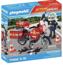 Playmobil 71466 Action Heroes Fire Motorcycle