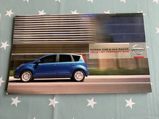 Nissan Car & 4x4 range