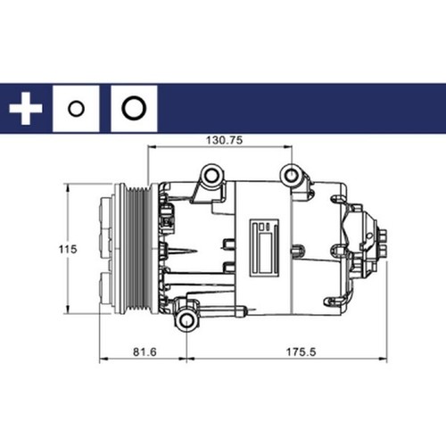 Mahle air con compressor for - mahle,