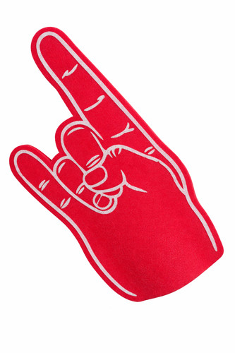 Rock hand foam finger devil - rock,