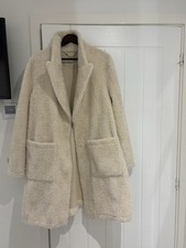 Michael Kors Genuine Ladies XL Dark Cream Coat Unworn Stunning ! Very Warm