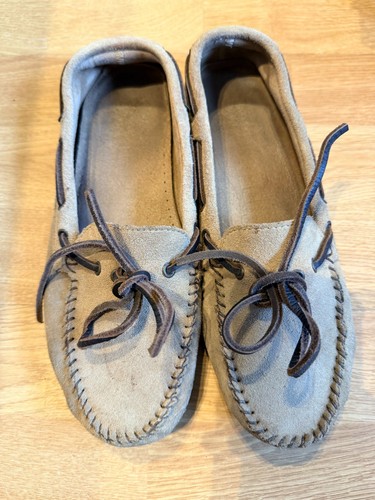 Superdry tan suede moccasins - superdry,