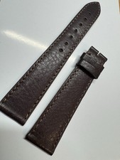 Michel Herbelin Genuine 19mm Brown Leather Strap,No Buckle