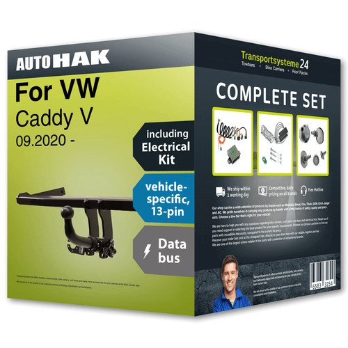 Towbar detachable for - , caddy