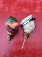 2 x antique novelty cork