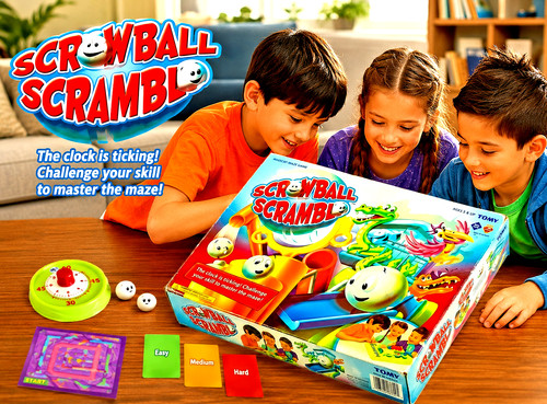Tomy screwball scramble game - screwball,