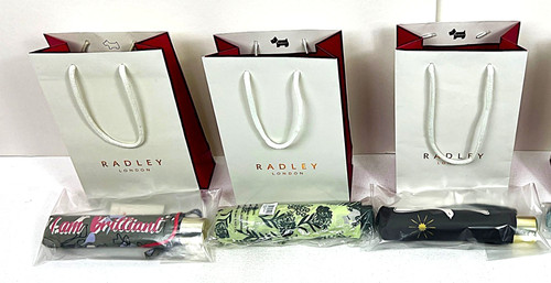 Radley umbrella khaki mint - radley, khaki,