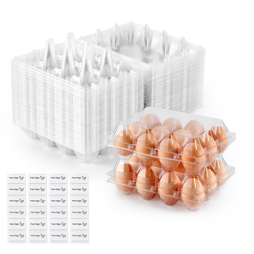 Plastic egg cartons clear - egg,