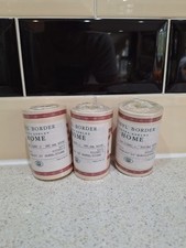 3x Vintage Laura Ashley Wallpaper Borders Calvery St Burg Stone 