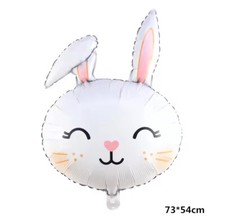 30" White Cute Rabbit Happy