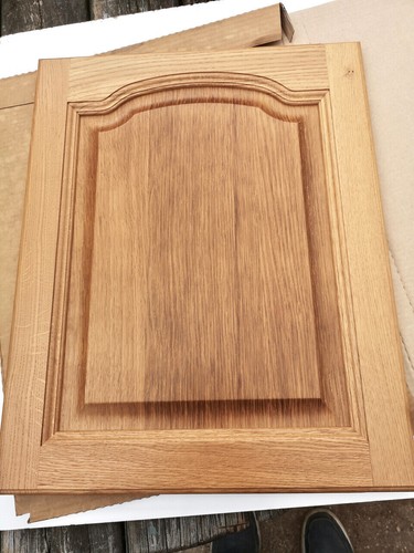 Oak framed door 450mm - framed, wide