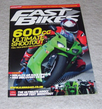 KAWASAKI NINJA ZX-6R vs YAMAHA YSF-R6 HONDA CBR600R TEST REPRINT BROCHURE 2007