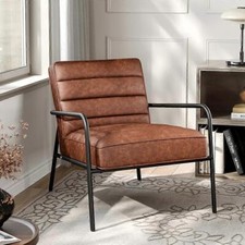 Vintage leather single sofa - pu,
