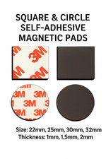 Self Adhesive Magnetic Discs &