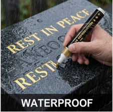 Golden Tombstone Marker Pen -