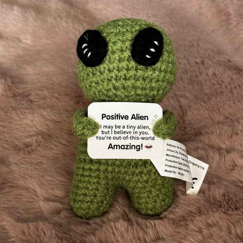 Positive alien crochet - positive, plush