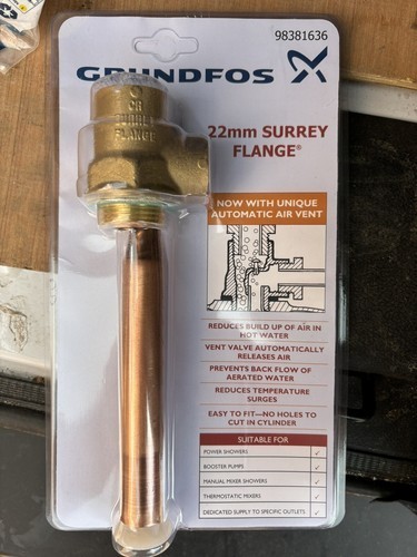 Grundfos 22mm surrey flange - surrey,
