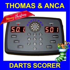 Dart Scorer Scoreboard Dart Score Pro for Electronic Darts Gift for him Man Cave