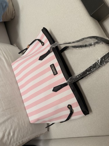 Pink white striped victoria - &,