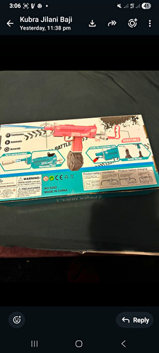 Uzi model electric water gun - electric,