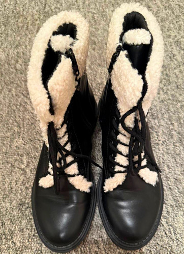 Women black faux - women’s,