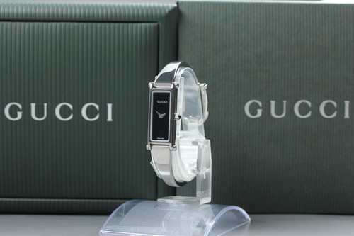 Gucci 1500l black dial silver - gucci,