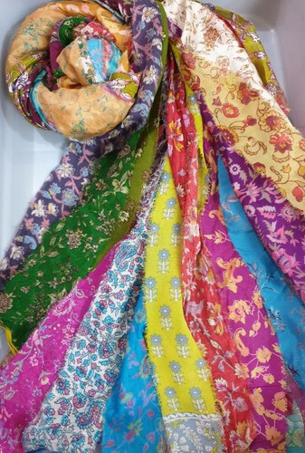 Yards unstitched art silk - 12,