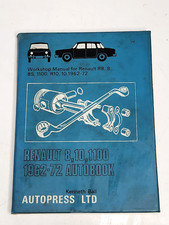 Renault 8 10 1100 1962-72 Autobook Workshop Manual Autopress Ltd Book