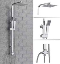 New Square Shower Kit Twin