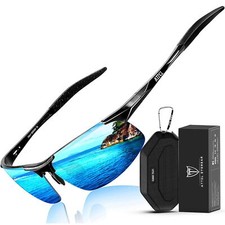 ATTCL Men's Sports Polarized Sunglasses For Driver Golf Fishing Unbreakable M...