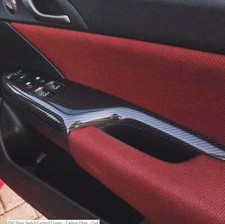 Civic FN2 06-11 Carbon Fibre Door Switch Covers Front Honda Type R MK8 FK UK