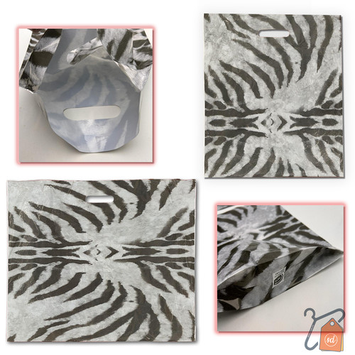 Carrier bags zebra design - carrier,