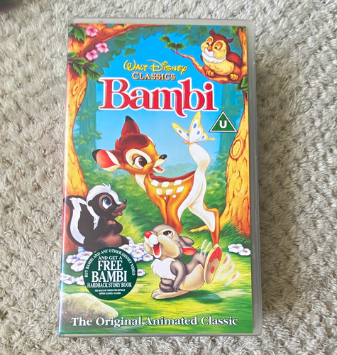 Walt disney bambi vhs - disney, pal