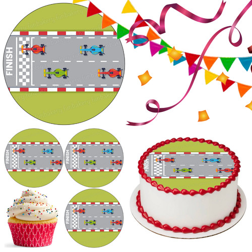 Car racing cake - racing,