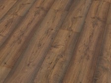 DARK BROWN LAMINATE OAK FLOORING MODENA  8MM  2.22M2 X 7 PACKS