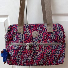 Kipling Shoulder Bag And Matching Scarf In Multiprint