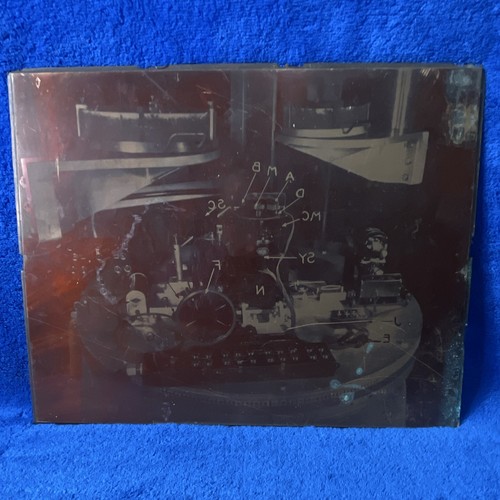 Antique copper printing plate - copper,