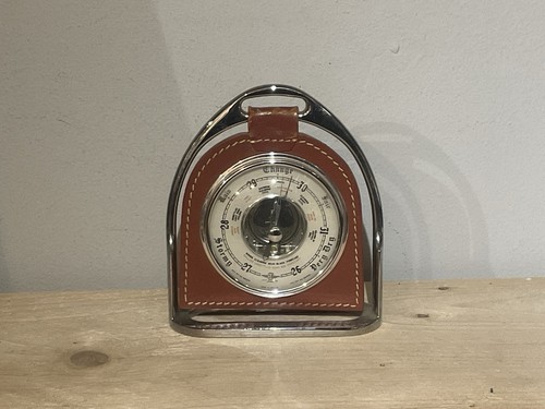 Antique barometer horse - in,
