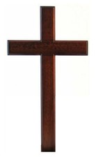 Hanging wooden cross for - wooden,