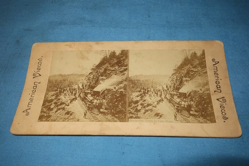 Vintage stereo view excursion - vintage,