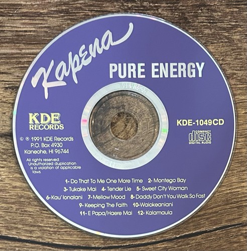 Pure energy kapena - energy, (cd