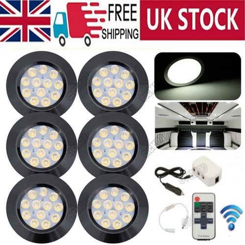 12v interior led spot - 6x,
