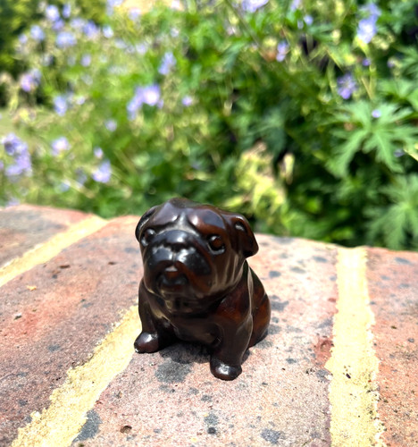 Vintage pug figurine - ,