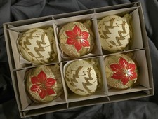 Hand Painted Glass Baubles 6