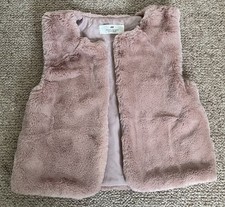 Girls H&M Faux Fur Gilet - Age 6-8 Years - NWOT