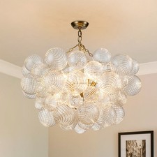 Modern swirl glass - glass, bubble