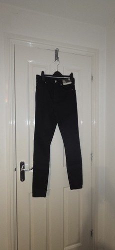 Black high waist skinny jeans - skinny,