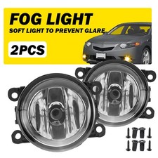 2x Fog Lights Lamp Front